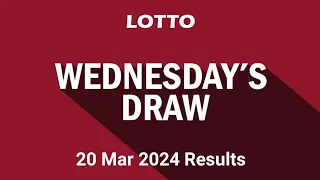 Lotto Draw Results Form Wednesday 20 March 2024 | Lotto Draw Live Tonight Results