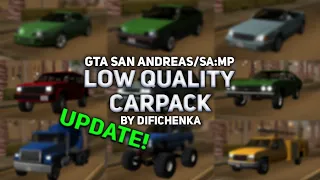 LQ CARPACK UPDATE! | GTA SAN ANDREAS/SA:MP