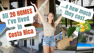 I've lived in 20 Homes in Costa Rica | Check them out!