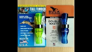 Манок на утку Double Nasty 2 и Tall Timber от Buck Gardner.