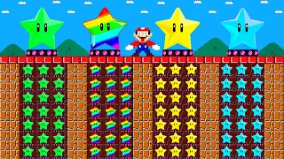 What if Mario with 999 Super Star tried to beat Super Mario Bros ???