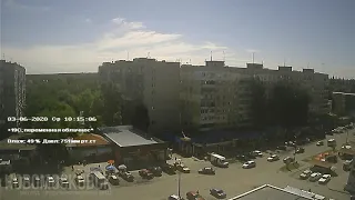 Timelapse 03-06-2020 - Новомосковск, Украина