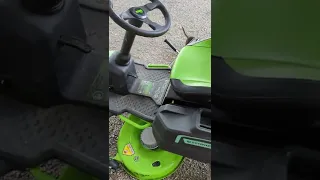 ep 489 greenworks pro electric riding mower review