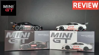 Mini GT - Nissan GTR Nismo GT3 - MGT00327 & MGT00336 REVIEW