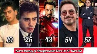 Robert Downey Jr.( Iron Man ) Transformation From 1 to 57 Years Old . ( 2022 Updated )