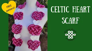 Easy Celtic Crochet Scarf - step-by-step tutorial! 😍