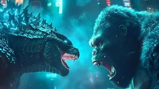 كونغ ضد جودزيلا بقتال طاحن لمعرفة مين سيد الوحوش وبالاخر مفاجئة لا تصدق |ملخص  godzilla vs kong