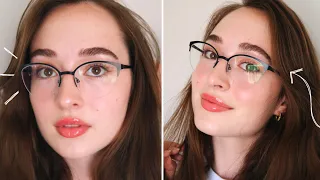 My Go-To Makeup for Glasses! 👓 *easy + natural*