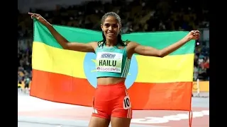 Freweyni Hailu Wins the 1500m at Indoor Championships
