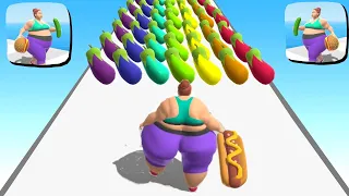 Fat 2 Fit - All Levels Gameplay Android,ios Walkthrough Mobile Game Max Level New App (Levels 40-41)