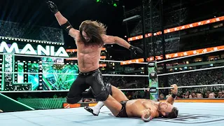 WWE WRESTLEMANIA XL 2024 LA Knight vs. AJ Styles