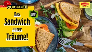 Sandwich mit Avocado und Ei | Dein 15 Minuten Rezept