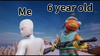 Playing Fortnite with my 6 year old brother!