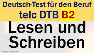 DTB B2 | Deutsch-Test für den Beruf B2 | Lesen und Schreiben | Eine E-Mail schreiben