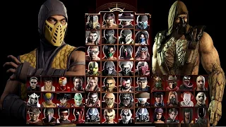 Mortal Kombat 9 - SCORPION MK1 & TREMOR MKX MOD - NEW Medium Tag Ladder Gameplay