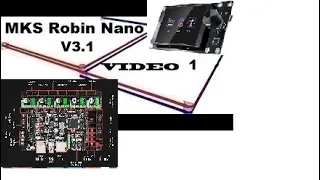 MKS Motehrboard Robin Nano V3 1 e  MKS Servo42B PCBA Nema 17 Unbox VIDEO1