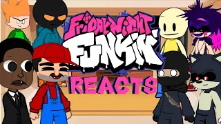 Friday Night Funkin' Mod Characters Reacts | Part 34 | Moonlight Cactus |