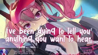 Nightcore - Sugar, We're Goin Down - (Lyrics)