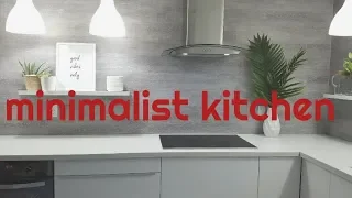 MINIMALIST KITCHEN RENOVATION REVEAL- KITCHEN TOUR-KITCHEN REMODEL-DIY KITCHEN