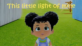 This little light of mine | kids sing along | Christian songs for kids