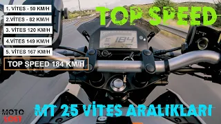 YENİ KASA MT25 VİTES ARALIKLARI - HIZLANMA - TORK -TOP SPEED -SOHBET