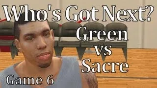 Green vs Sacre - 4v4 Pickup (Winner Stays) - NBA 2K13 Blacktop Mode
