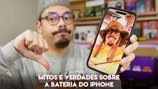 MITOS E VERDADES SOBRE A BATERIA DO IPHONE: CUIDADO COM DICAS FURADAS SOBRE A SAÚDE DA BATERIA