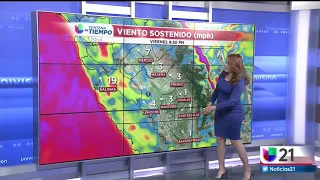 Detalles próxima tormenta del Pacífico que afectará a California