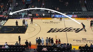 Some of the NBA's Best Pregame Trick Shots