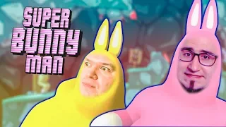 Прыгаем с Олегом COFFI по шахте и проходим сложные уровни в Super Bunny Man