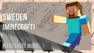 Piano Sheet Music: How to play Sweden (Minecraft) by C418