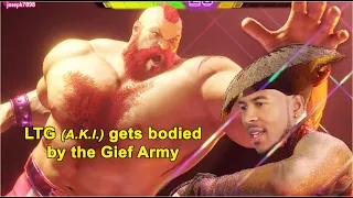 Street Fighter 6 - LTG Low Tier God (A.K.I.) gets bodied by the Gief Army | October 5-8, 2023