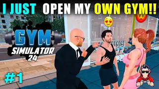 I OPENED A NEW GYM IN THE CITY | GYM SIMULATOR HINDI #1