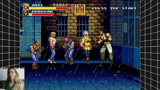 Streets of Rage 2 - Sega Genesis - "Hardest" setting run, Attempt #4