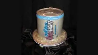 Coors Light Beer Can Cake