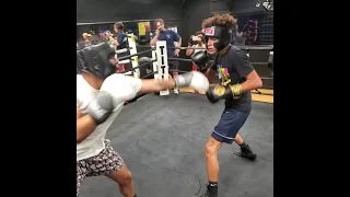 FIRST SPARRING SESSION‼️ (BOXING TRAINING)