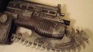 Paintball gun turned into a gears of war lancer!