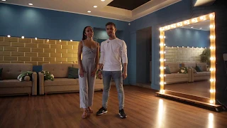 Bachata lesson. Combination for int/adv. English sub. Бачата, урок. Разбор связки сред/продв уровня.