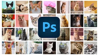 How to Create Photo Collage with Hundreds of Photos in Just Few Clicks - Adobe Photoshop Tutorial