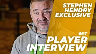 Stephen HENDRY Reacts To Drawing Jimmy WHITE In Crucible Qualifying