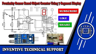 IR Proximity Sensor Based Counter Circuit Using 7 Segment Display by INVENTIVE TECHNICAL SUPPORT