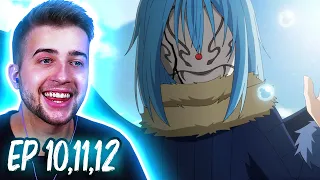 RIMURU BECOMES A DEMON LORD!! That Time I Got Reincarnated as a Slime Season 2 Ep 10,11,12 REACTION