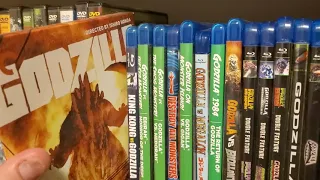 UPDATED GODZILLA DVD/BLU RAY/4K MOVIE COLLECTION (11/22/2019)