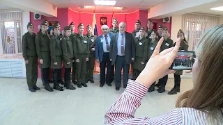 Внуки великих полководцев Чуйкова и Баграмяна встретились с воспитанниками Поста № 1 Волгограда