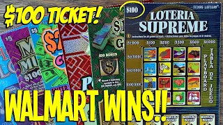 $100 LOTTERY TICKET 💰 WINNING at WALMART!! 😃 Fixin To Scratch