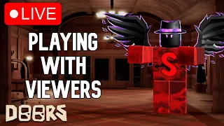 [🔴LIVE] DOORS WITH VIEWERS! | ROBLOX LIVE STREAM