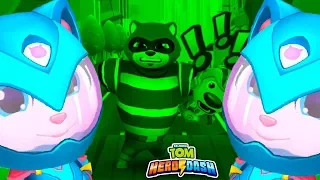 Talking Tom Hero Dash - Super Angela - Gameplay Video (Android, iOS)