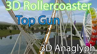 3D Rollercoaster: Top Gun (3D-Anaglyph)