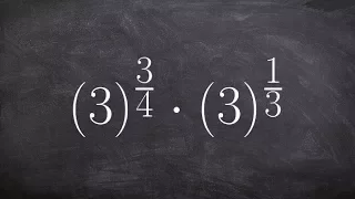 How to multiply two exponents with fractional powers