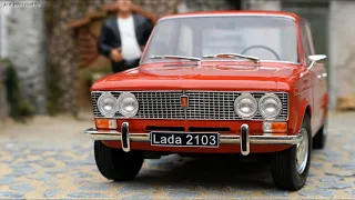 1:18 Lada 1500 2103 1975, bright red - Triple9 [Unboxing]